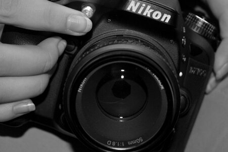 Hand camera nikon