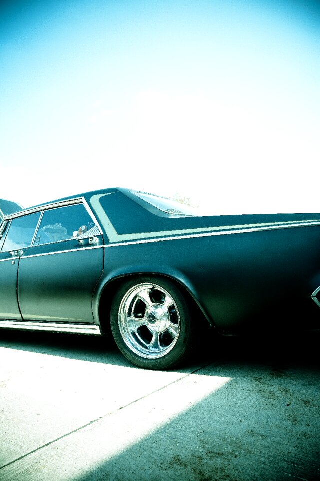 Automotive chrome car model v8