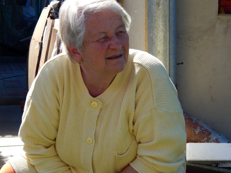Grandma view garden