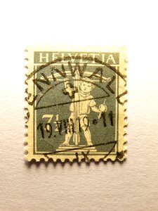 Switzerland centime post