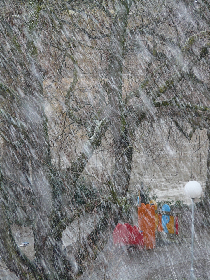 Blizzard winter flake