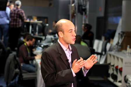 Television reporter report
