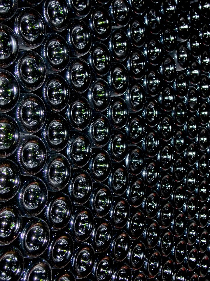 Wine bottle cork shelf photo