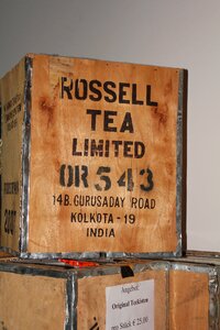 Merchandise wooden box transport crate