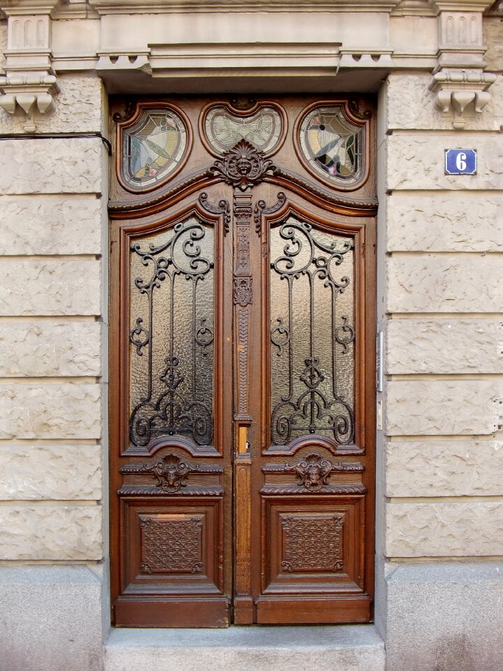 Old old door wood
