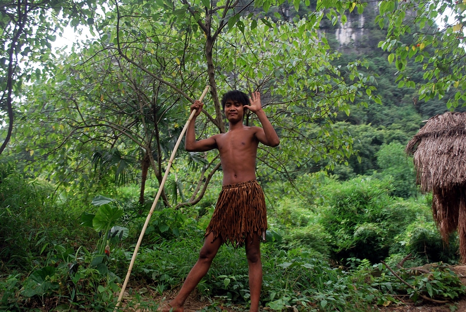 Chinese stick wielding