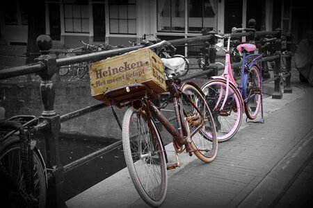 Old bike holland amsterdam photo