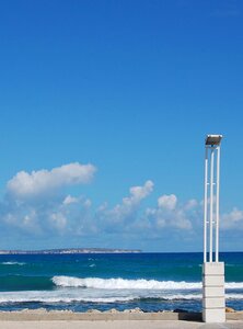 Sea sky clouds