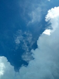 Clouds blue sky day