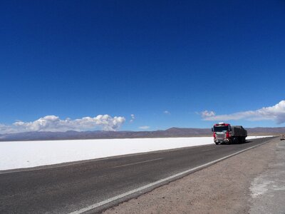 Landscape salt argentina photo