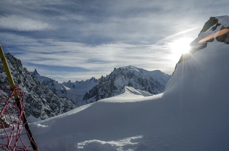 Snow ski photo