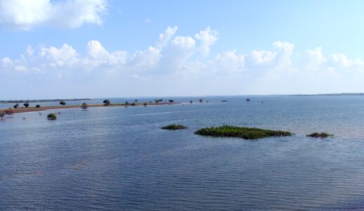Krishna sandbar island photo