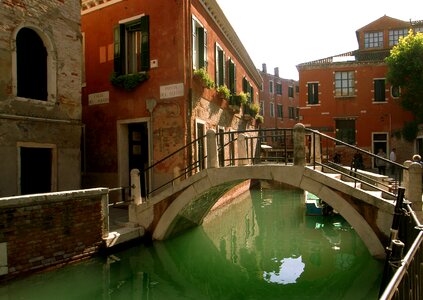 Bridge gondola venice photo