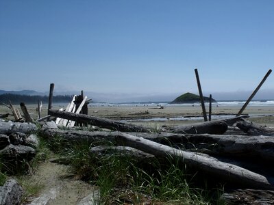 Ocean coast sky