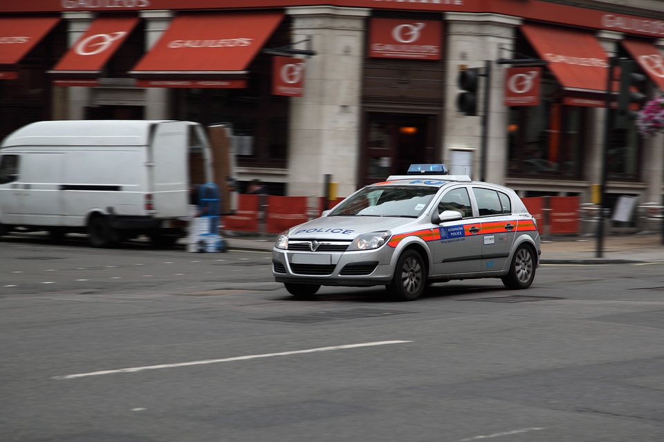 Crime driving emergency