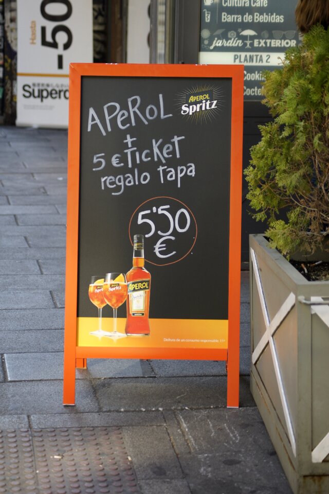 Menu slate bar