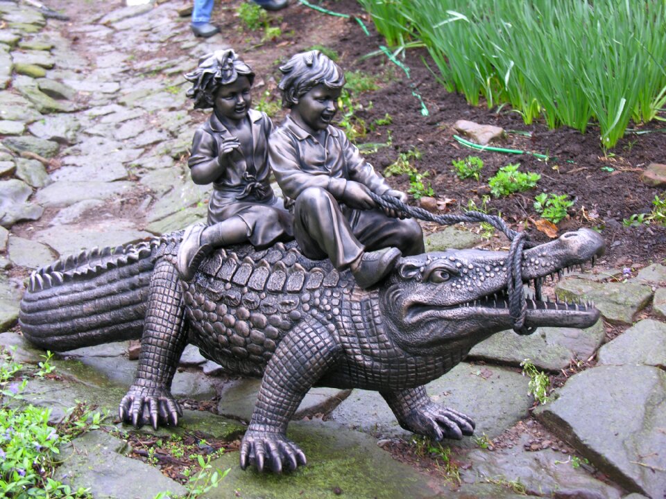 Children backyard outdoor