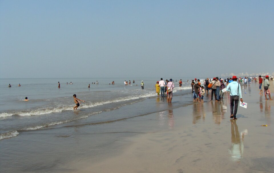 Sand juhu mumbai photo