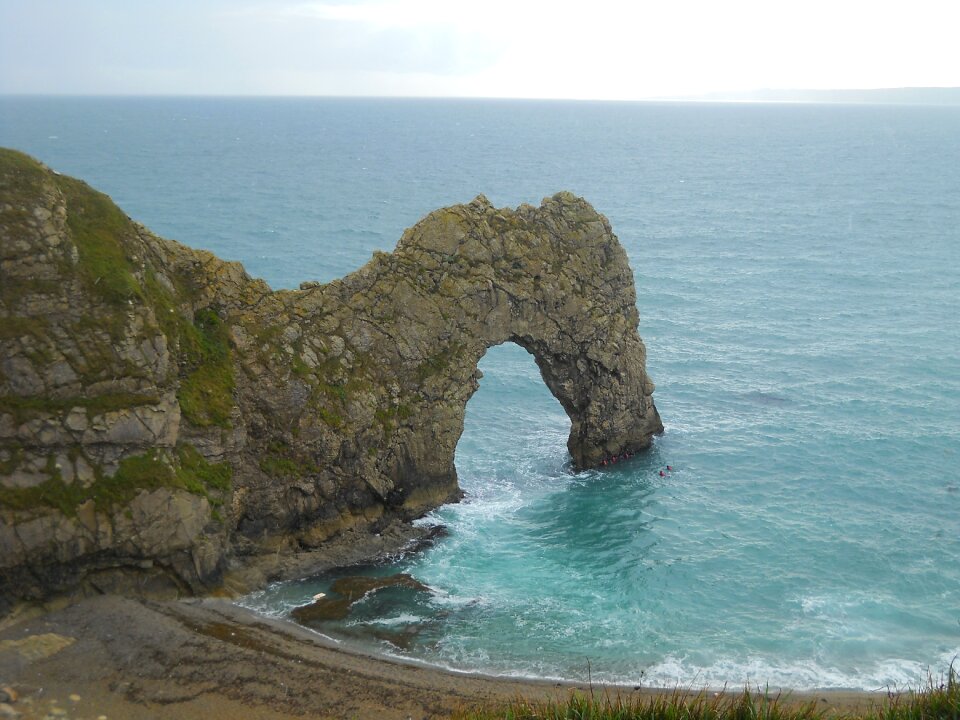Nature coastal path rock