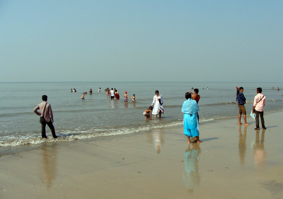 Sand juhu mumbai photo