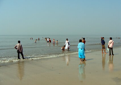 Sand juhu mumbai photo