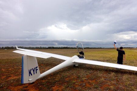 Aircraft flying landing