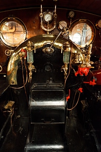 Interior locomotive metal photo