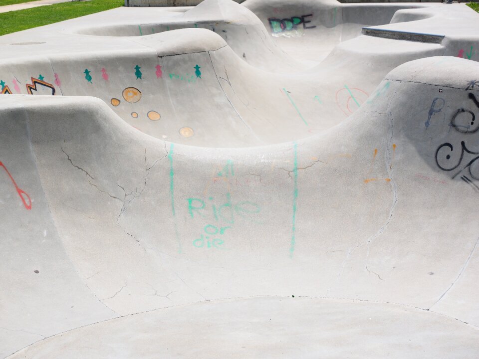 Sport bike concrete