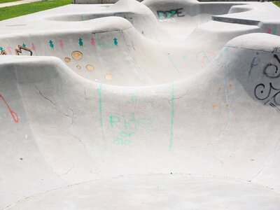 Sport bike concrete