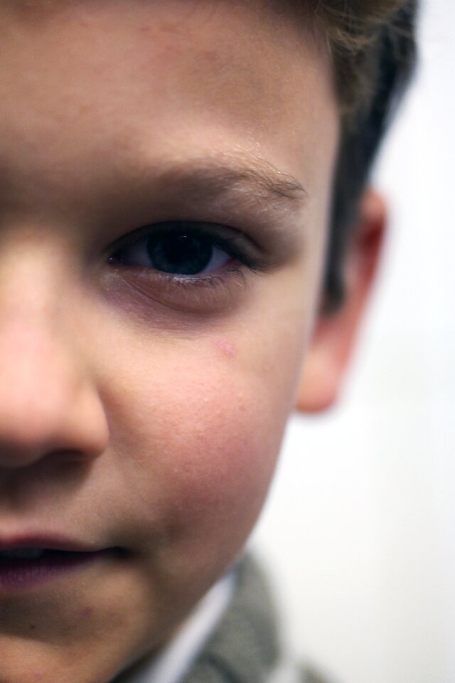 Eye toddler small child