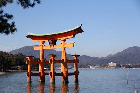 Large torii japan miyajima