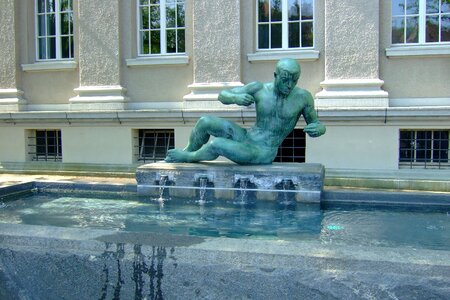 Rest art water feature