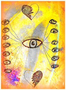 Abstract modern drawing