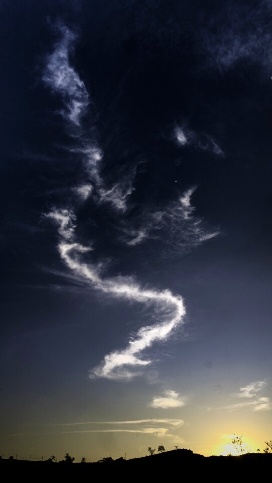 Sky horizon rain