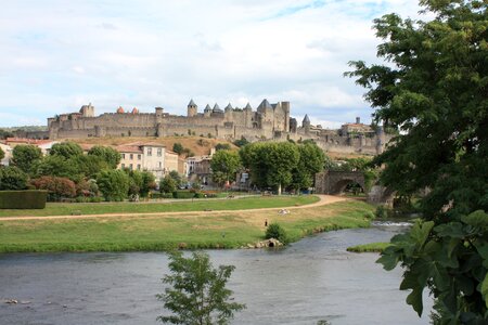 Fortress carcassonne france photo