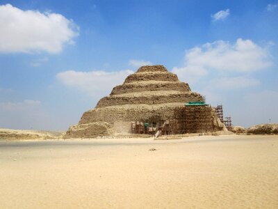 Pyramids egypt desert photo