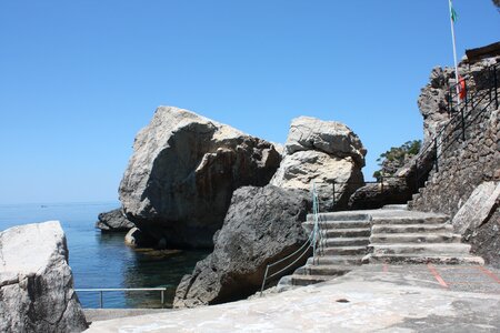 Ladder sea sea ​​pool