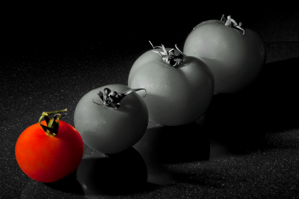 Color key vegetables food