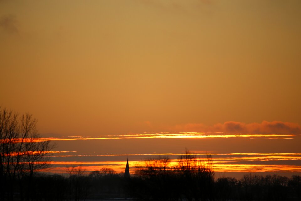 Sky the evening sky landscapes