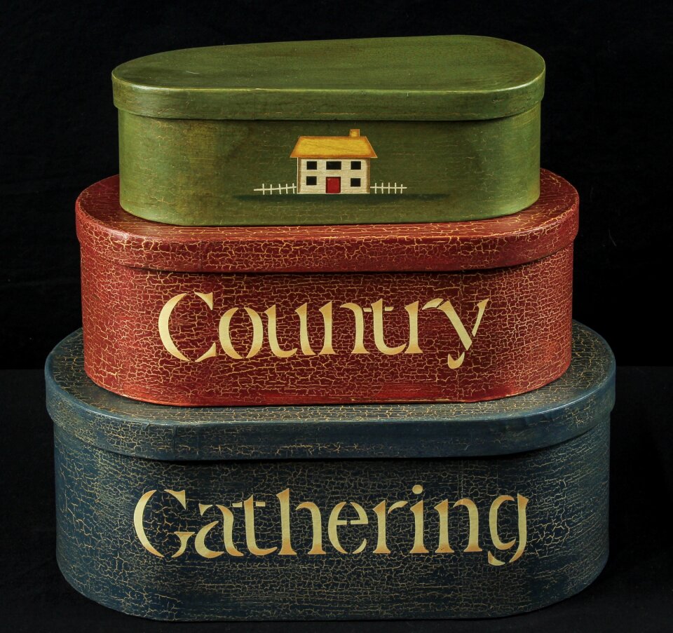Cardboard decorative vignette