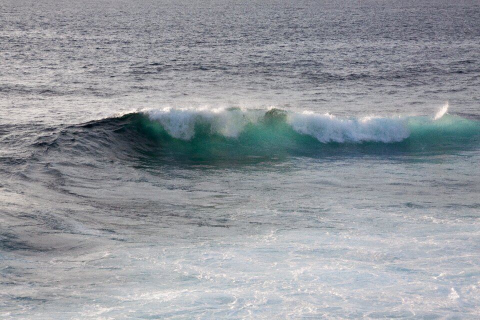 Sea water spray photo