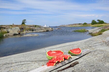 Watermelon natural harbor cliff