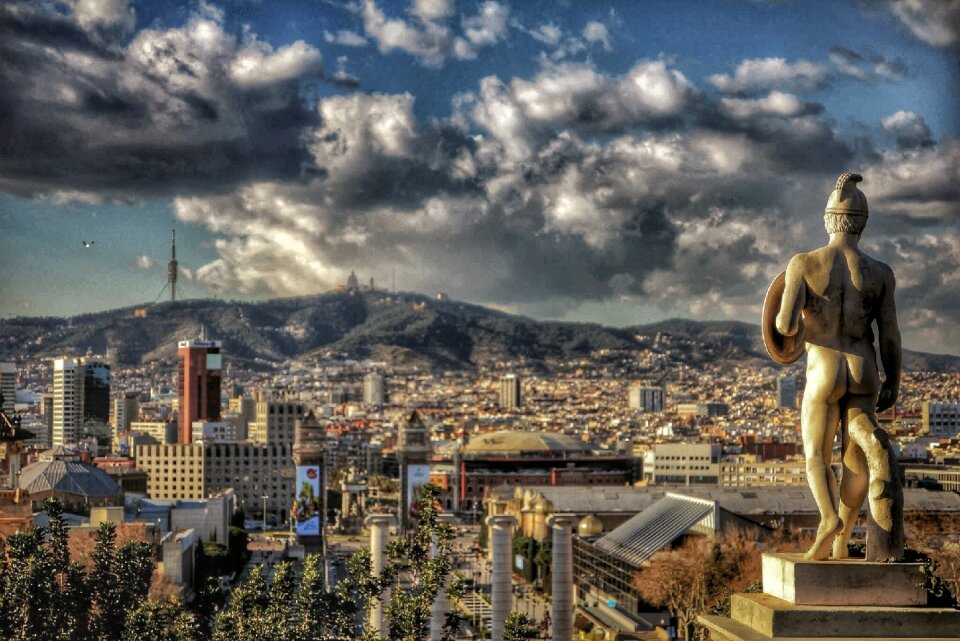 Barcelona views urban landscape