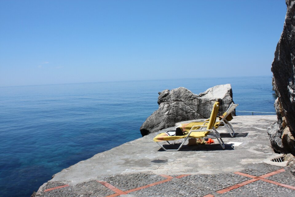 Relax sea ​​pool deck chair