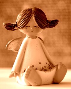 Angel figure emotion child