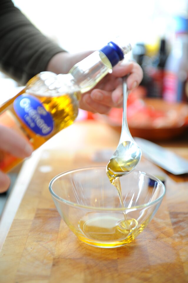 Glass bowl preparation eat