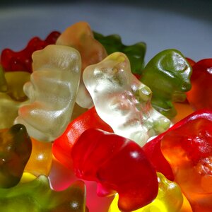 Fruit jelly haribo background image