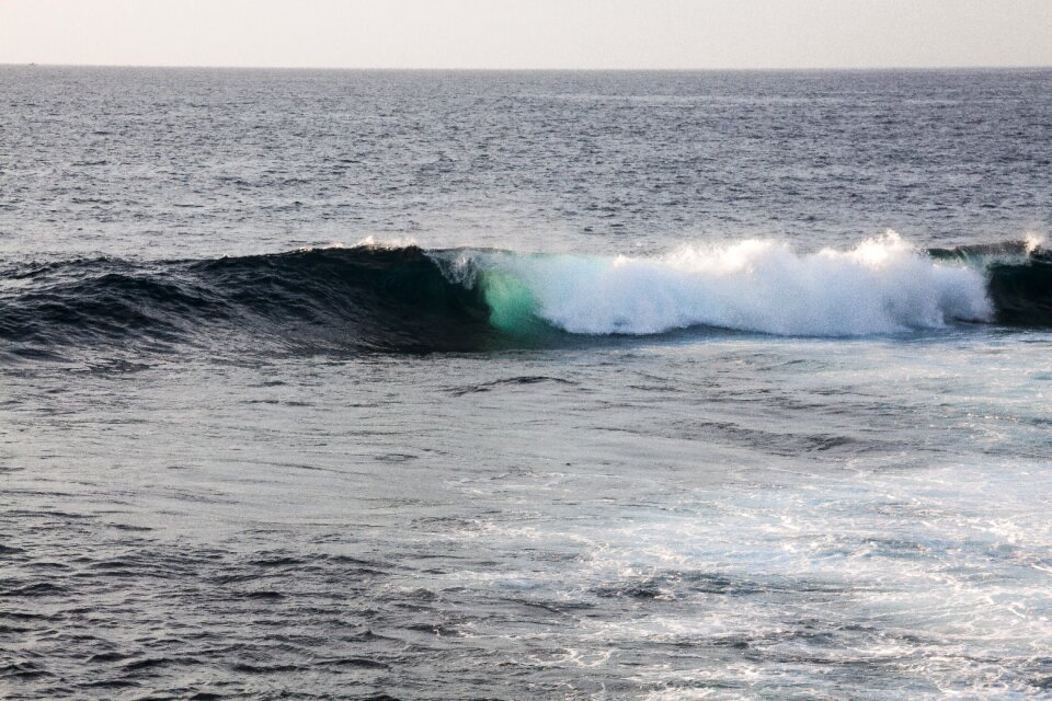 Sea water spray photo