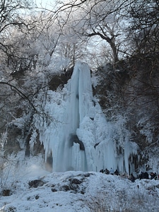 Ice frozen icicle photo