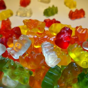 Fruit jelly haribo background image